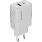 Адаптер питания CANYON OnCharge 250 QC 2*USB/USB-C, 25 Вт — Изображение №1