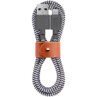 NATIVE UNION Кабель-переходник с USB на USB-С, Зебра, 1.2м — image №1