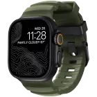 NOMAD Ζώνη Rocky Point Band Black Titanium Hardware Forest Για Apple Watch 46/49 mm — Εικών №1