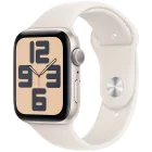 Apple Watch SE GPS Gen.2 (2024), 44χιλ., Starlight, Starlight αθλητική ζώνη, M/L — Εικών №1