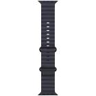 APPLE 49mm Ocean Band - Black Titanium Finish Band Extension Ocean Band - Black Titanium Finish Navy for Apple Watch 44/45/46/49 mm — Image №1