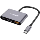 CANYON  DS-4  Multiport Adapter  Γκρι — Εικών №1