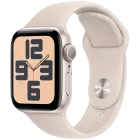 Apple Watch SE GPS Gen.2 (2023)  Спортивный ремешок Starlight, S/M, 40мм, Starlight — Изображение №1