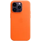 APPLE Leather Case with MagSafe Orange for iPhone 14 Pro — Image №1