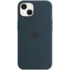 APPLE Silicone Case with MagSafe Abyss Blue for iPhone 13 — Image №1
