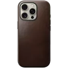 Чехол NOMAD Modern Horween Leather с MagSafe Rustic Brown для iPhone 16 Pro — Изображение №1