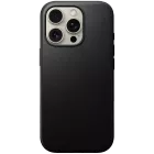 Чехол NOMAD Modern Leather с MagSafe Чёрный для iPhone 16 Pro — Изображение №1