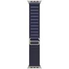 APPLE 49mm Alpine Loop - Natural Titanium Finish Band Alpine Loop - Natural Titanium Finish Navy for Apple Watch 44/45/46/49 mm — Image №1