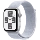 Apple Watch SE GPS Gen.2 (2024), 44χιλ., Ασημί, Blue Cloud Sport Loop — Εικών №1