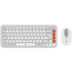 Клавиатура LOGITECH POP ICON COMBO OFF WHITE — Изображение №1