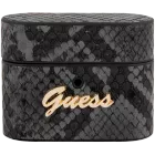 GUESS Іс Python with metal logo Қара for AirPods Pro — image №1