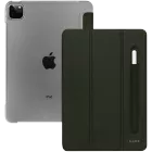 Обложка Smart Folio LAUT HUEX  Военный зеленая для iPad Air (4-го поколения) — Изображение №1