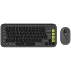 Клавиатура LOGITECH POP ICON COMBO GRAPHITE — Изображение №1