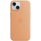 APPLE Silicone Case with MagSafe Orange Sorbet for iPhone 15 — Image №1