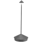 ZAFFERANO PINA PRO TABLE LAMP 105x290mm. PAINTED DARK GREY 2.2W LED 173lm. — Image №1