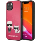 LAGERFELD Чехол Karl & Choupette Hard Fucsia для iPhone 13 — image №1