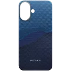 Husă PITAKA Tactile Woven cu MagSafe pentru iPhone 16, Over The Horizon — image №1