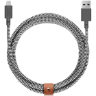 NATIVE UNION Προσαρμογέας USB σε Lightning, 1.2 μετρητής, Ζέβρα — Εικών №1
