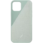 NATIVE UNION Чехол CLIC CANVAS  Зеленый для iPhone 12 mini — image №1