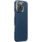 Pitaka Tactile Woven Monogram Dark Blue for iPhone 16 Pro (KI1603PTK) — Зображення №1