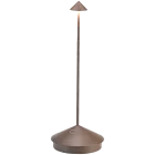 ZAFFERANO PINA PRO TABLE LAMP 105x290mm. PAINTED MATT RUST 2.2W LED 173lm. — Image №1