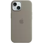 APPLE Silicone Case with MagSafe Clay for iPhone 15 — Image №1