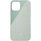 NATIVE UNION Чехол CLIC CANVAS  Зеленый для iPhone 12 Pro Max — image №1