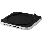 Подставка-док-станция  Satechi Mini Stand & Hub with NVMe SSD Enclosure Silver (ST-GMMSHS) — Изображение №1