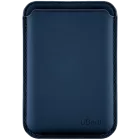 UBEAR Карман LEATHER SHELL  Тёмно-синий для iPhone — image №1
