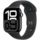 Apple Watch Series 10 GPS, 42millimetr, Jet Black, Black Sport Band, S/M — Изображение №1