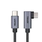 UNITEK Καλώδιο USB-C, 2 μετρητής, Μαύρος — Εικών №1