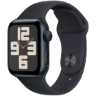 Apple Watch SE GPS Gen.2 (2023)  Спортивный ремешок цвета «тёмная ночь», S/M, 40мм, Тёмная ночь — Изображение №1