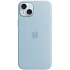 Чехол APPLE силиконовый с MagSafe для iPhone 15 Plus, Голубой — image №1