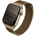 Band UNIQ Dante Strap Steel for Apple Watch 44mm Dante Gold for Apple Watch 42/44/45 mm — Image №1