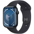 Apple Watch Series 9 GPS  Спортивный ремешок цвета «тёмная ночь», M/L, 45мм, Тёмная ночь — Изображение №1