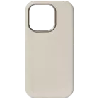 DECODED Case LEATHER CASE MAGSAFE with MagSafe, Clay for iPhone 15 Plus — Image №1