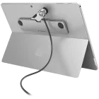 COMPULOCKS Στήριγμα λεπίδας με κλειδαριά καλωδίου με κλειδί, Μαύρος — Εικών №1
