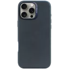Husă DECODED din piele cu MagSafe pentru iPhone 16 Pro Max, Navy — image №1