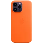 APPLE Leather Case with MagSafe Orange for iPhone 14 Pro Max — Image №1