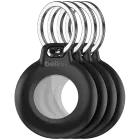 BELKIN Secure Holder για Airtag, Waterproof Keyring, 4 Pack, Μαύρος — Εικών №1