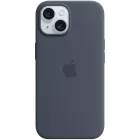 APPLE Silicone Case with MagSafe Storm Blue for iPhone 15 — Image №1