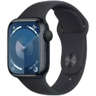 Apple Watch Series 9 GPS  Спортивный ремешок цвета «тёмная ночь», M/L, 41мм, Тёмная ночь — Изображение №1