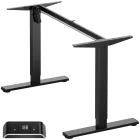 ONKRON Motorized Under Desk for tabletops 47-66" x 23-29", Μαύρος — Εικών №1