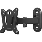 Βάση τοίχου Full Motion Roto TV ONKRON for 10 to 35-inch Flat Panel TVs Digital Panels 20 kg, Μαύρο — Εικών №1