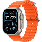 Apple Watch Ultra Series 2 GPS + Cellular  Orange Ocean Band, 49мм, Natural — Изображение №1