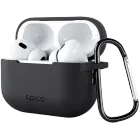 Husă EPICO din silicon pentru AirPods (Gen. 4), Black — image №1