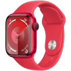 Apple Watch Series 9 GPS, 41mm, (PRODUCT)RED Sport Band, M/L — image №1