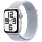 Apple Watch SE GPS Gen.2 (2024), 40χιλ., Ασημί, Blue Cloud Sport Loop — Εικών №1