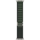 APPLE 49mm Alpine Loop - Natural Titanium Finish Band Alpine Loop - Natural Titanium Finish Dark Green for Apple Watch 44/45/46/49 mm — Image №1