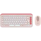 Клавиатура LOGITECH POP ICON COMBO ROSE — Изображение №1